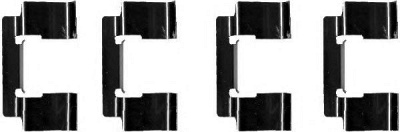 HELLA PAGID 8dz355202741 -  Комплектующие, колодки дискового тормоза